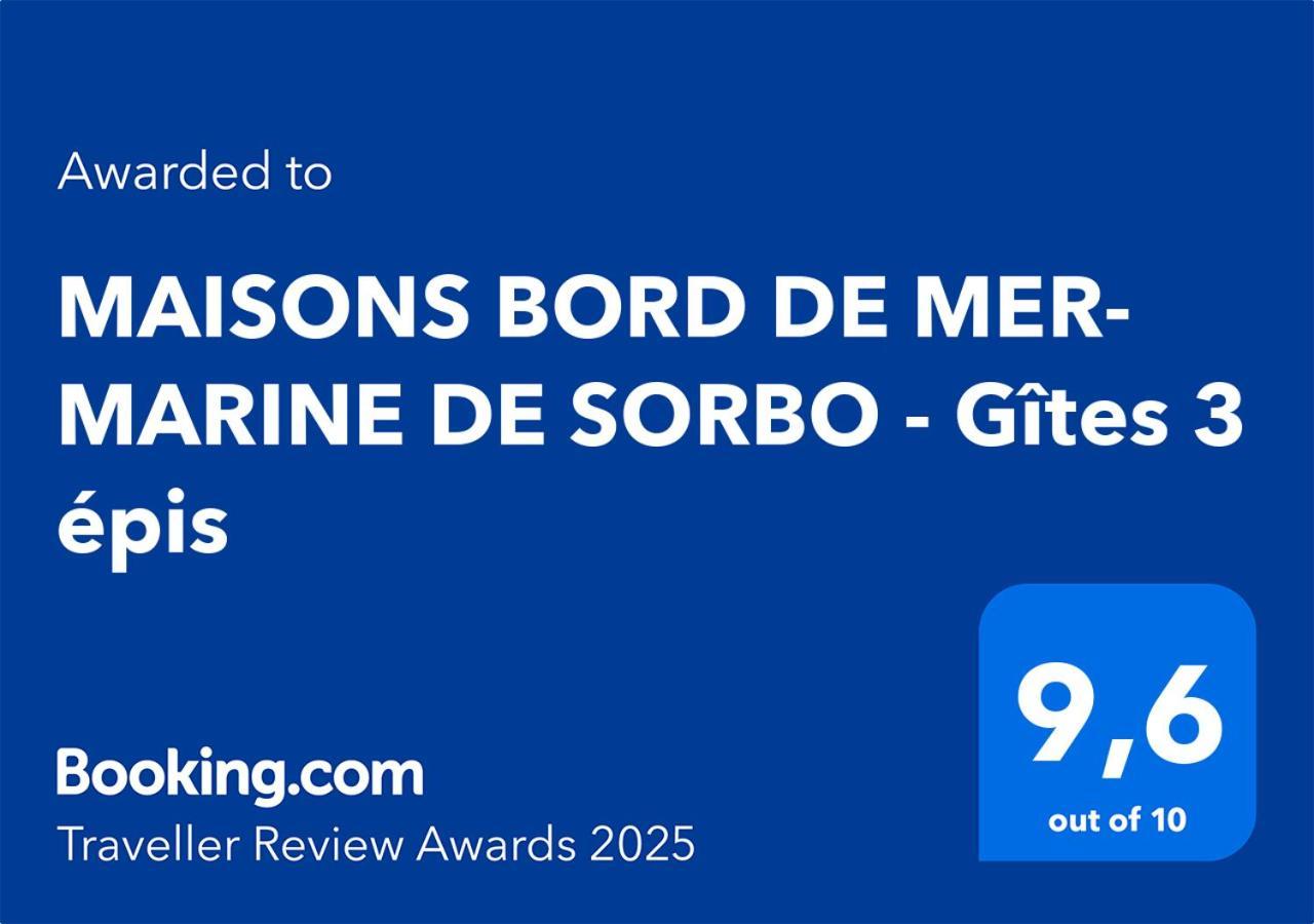 Maisons Bord De Mer- Marine De Sorbo - Gites 3 Epis Pinarellu  Ngoại thất bức ảnh